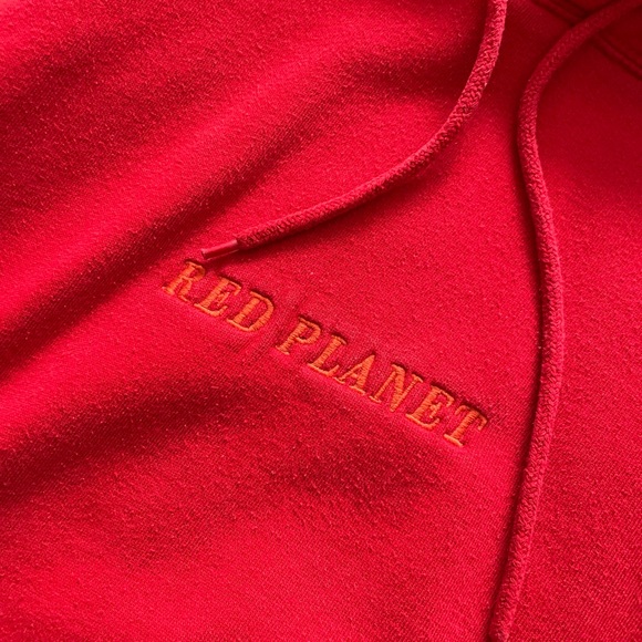 Red Hoodie with Moon Design - Picture 4 of 4